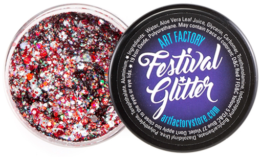 Red Chunky Glitter, Cheery Cherry Chunky Mix Holographic Glitter