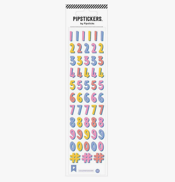 Rainbow Numbers Stickers – World of Mirth