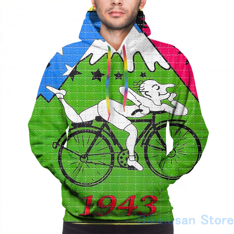 Mens Hoodies Sweatshirt For Women Funny Lsd Albert Hofmann Bicycle Day Print Casual Hoodie Streatwear Orders 8 Hotpickshop