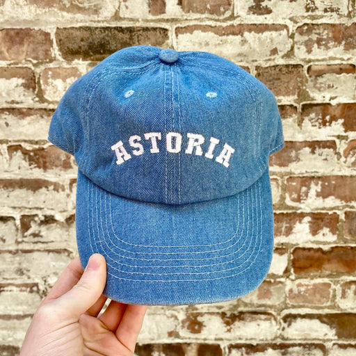 Astoria Arch Hat- Dark Denim w/ White — Lockwood Shop