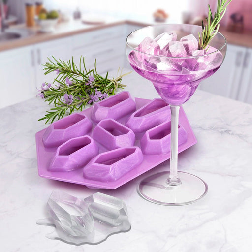 Petal Cocktail Ice Mold in Charcoal : W & P Design - Exit9 Gift Emporium