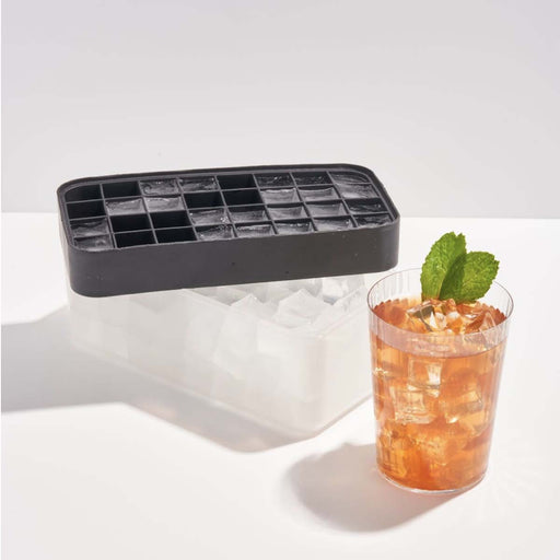 Crystal Cocktail Ice Tray: Charcoal - SFMOMA Museum Store