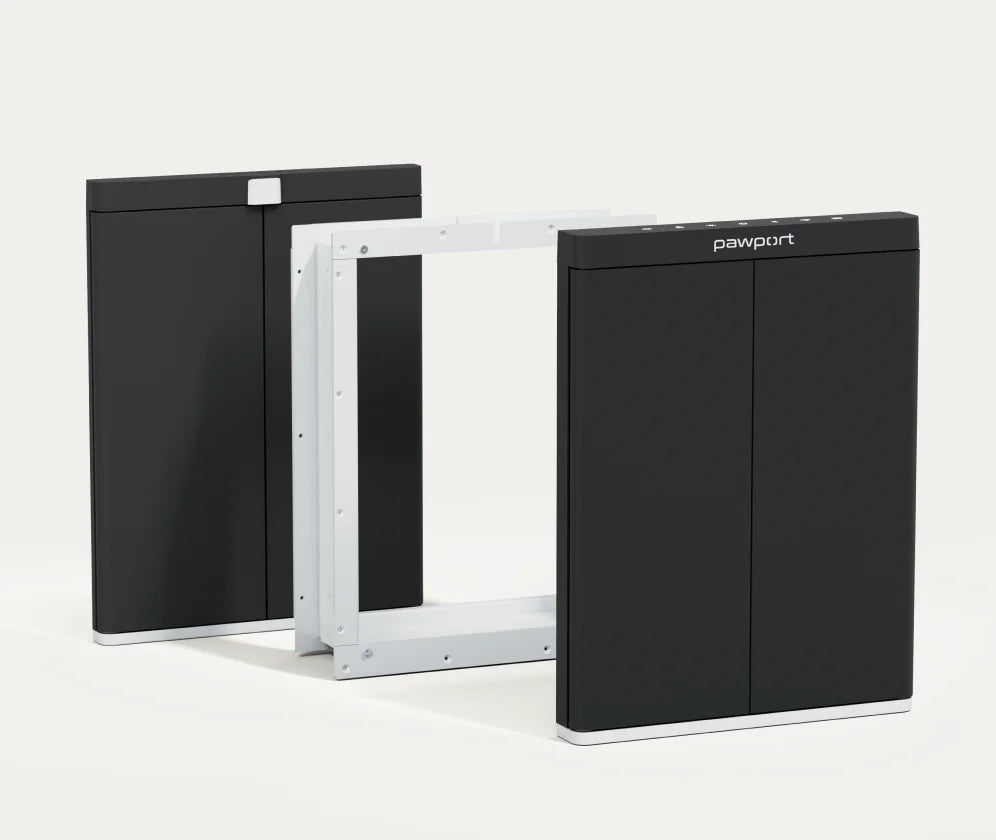 Example of Pawport Smart Pet Door Ultimate System.