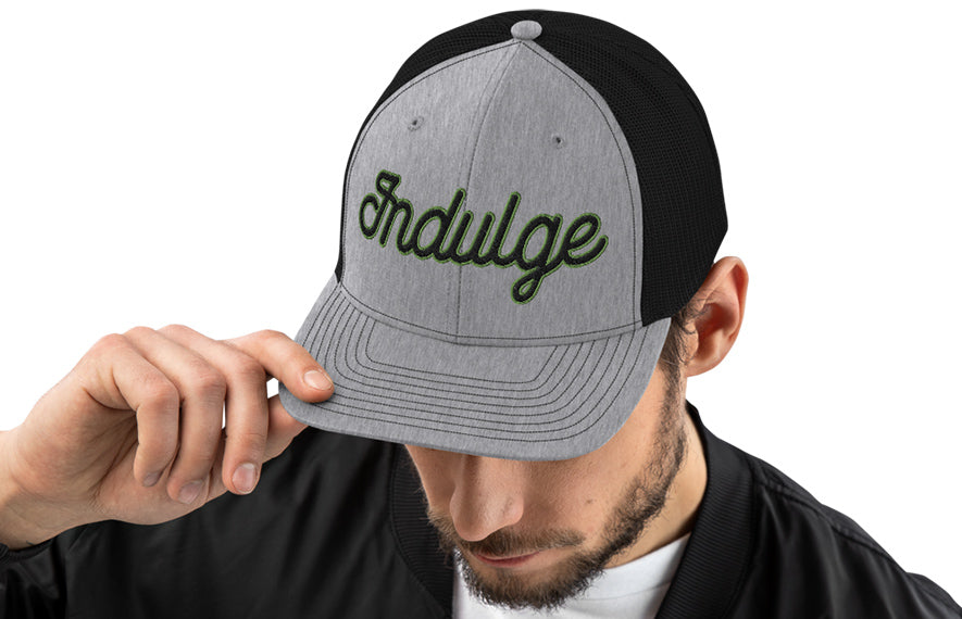 Man wearing Indulge Loopty 3Sixty Hat