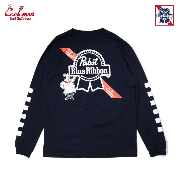 送料無料カード決済可能 Pabst Blue Ribbon L S Tee パブスト ブルー