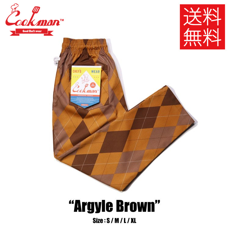 10％OFFクーポン配布中 クックマン シェフパンツ アーガイル COOKMAN Chef Pants Argyle 直送商品