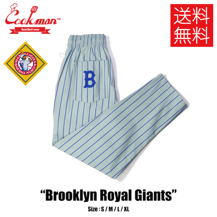 COOKMAN × NEGRO LEAGUES クックマン × ニグロリーグ Chef Pants シェフパンツ Brooklyn Royal Giants ブルックリン・ロイヤルジャイアンツ