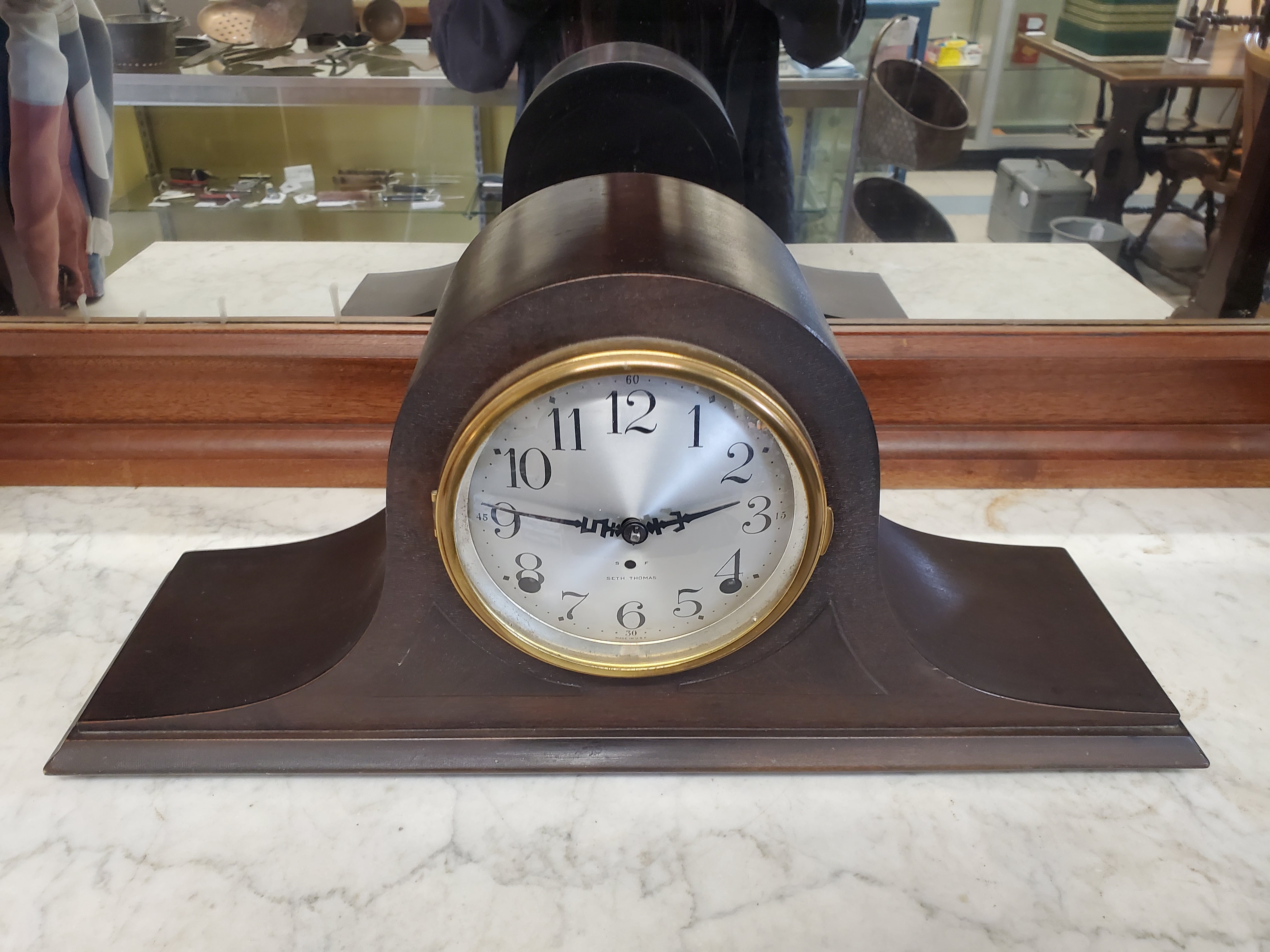 Antique Seth Thomas Eight Day Mantle Clock #89 Movement - Serviced