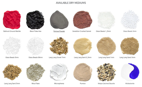 Dry Mediums Overview - Beispiele