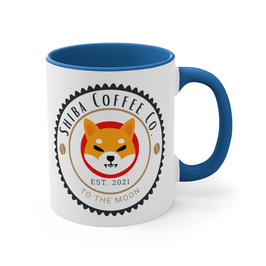 Shiba Coffee Company Accent Coffee Mug, 11oz