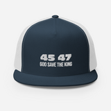 45 47 God Save The King - Trucker Cap