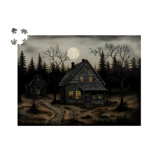 Cabin of Mystery Jigsaw Puzzle: 500 or 1000 Wooden Pieces - Durazza