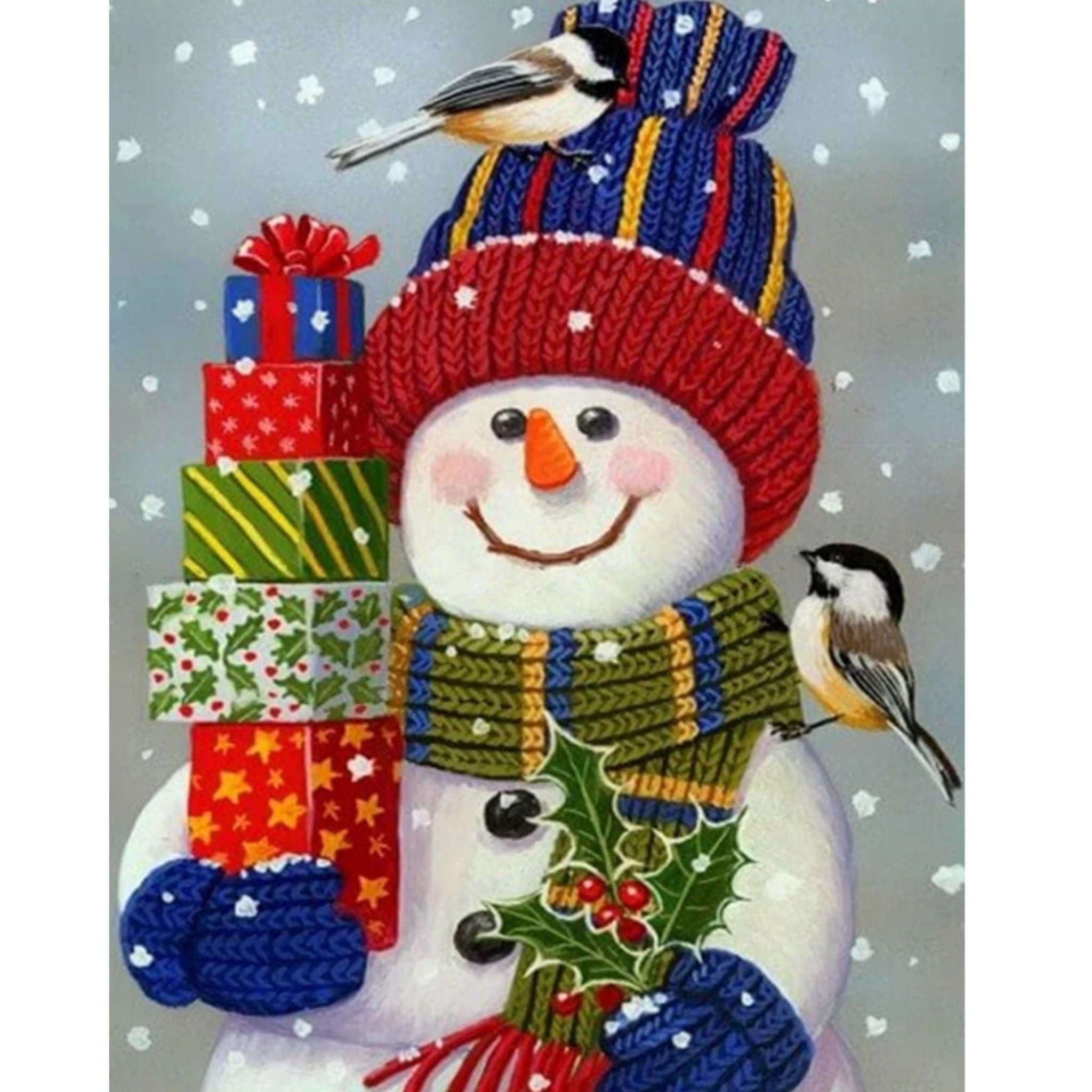 Small Snowman - Diamond Painting Kit – bemyhobbystore