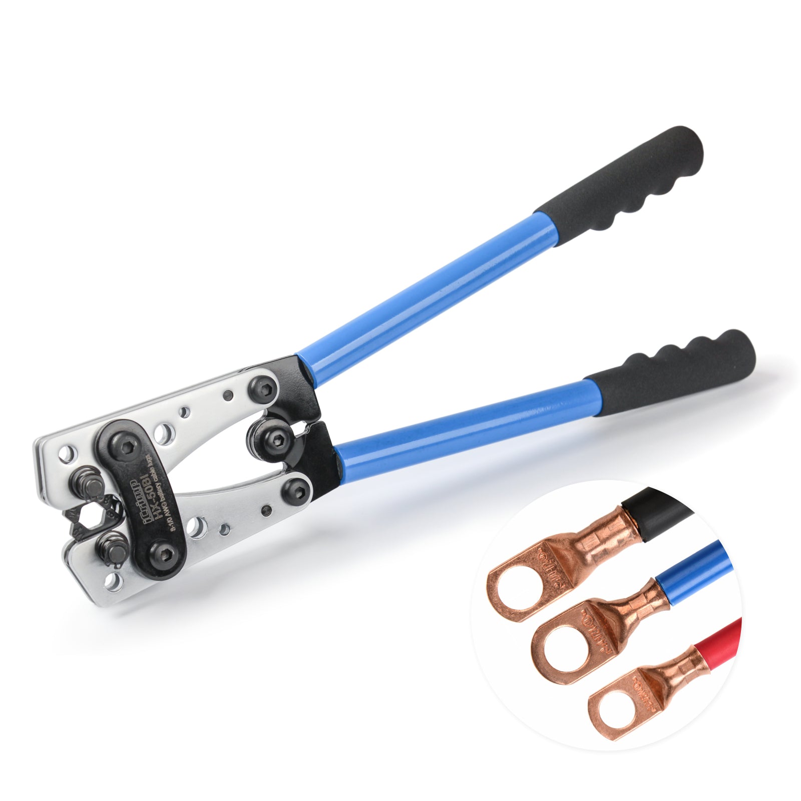 AP-50BI Cable Crimper for Copper Cable Lugs from 8-2AWG