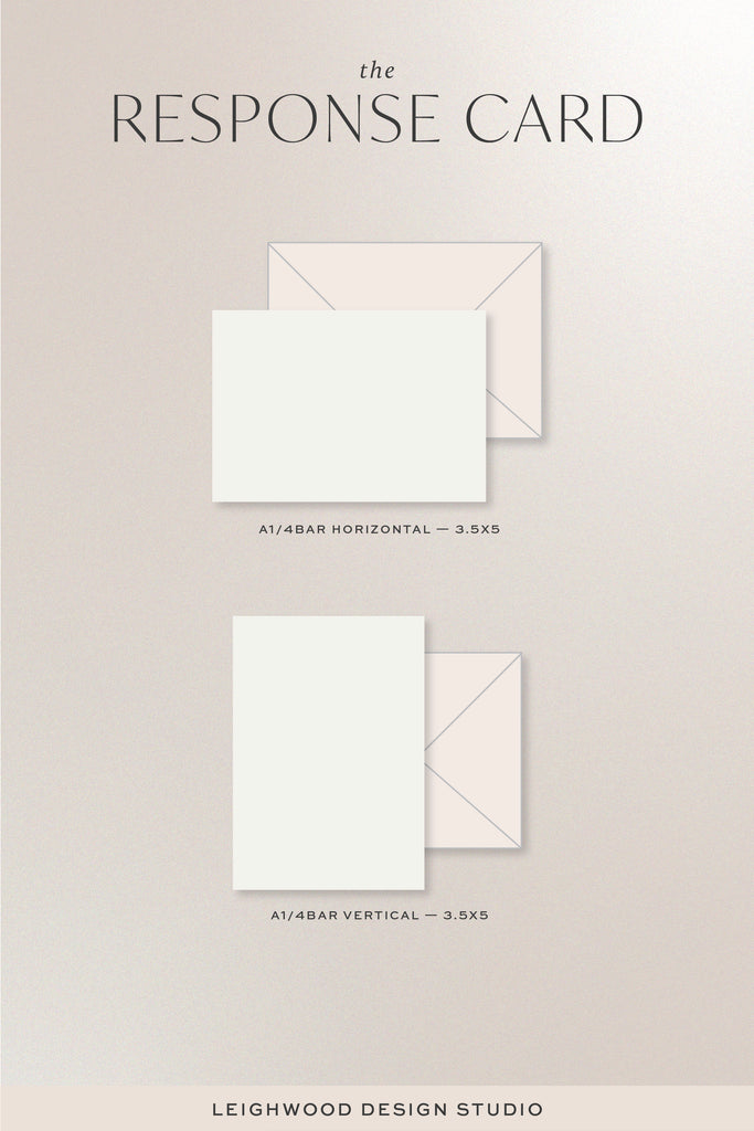 The Anatomy of a Wedding Invitation Suite | The Response Card