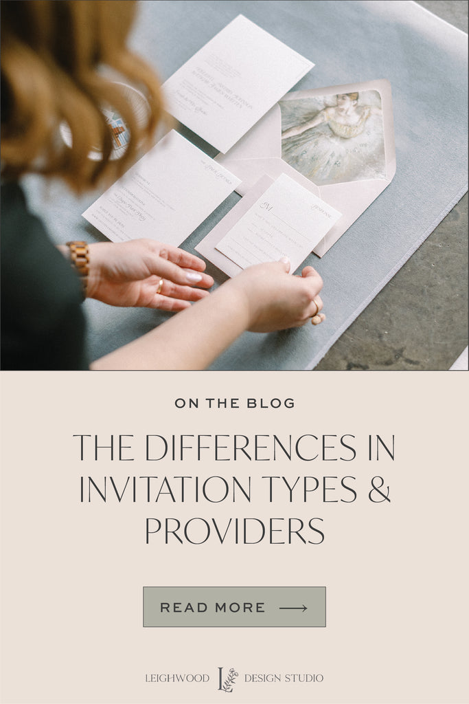 The Differences in Invitation Types & Providers