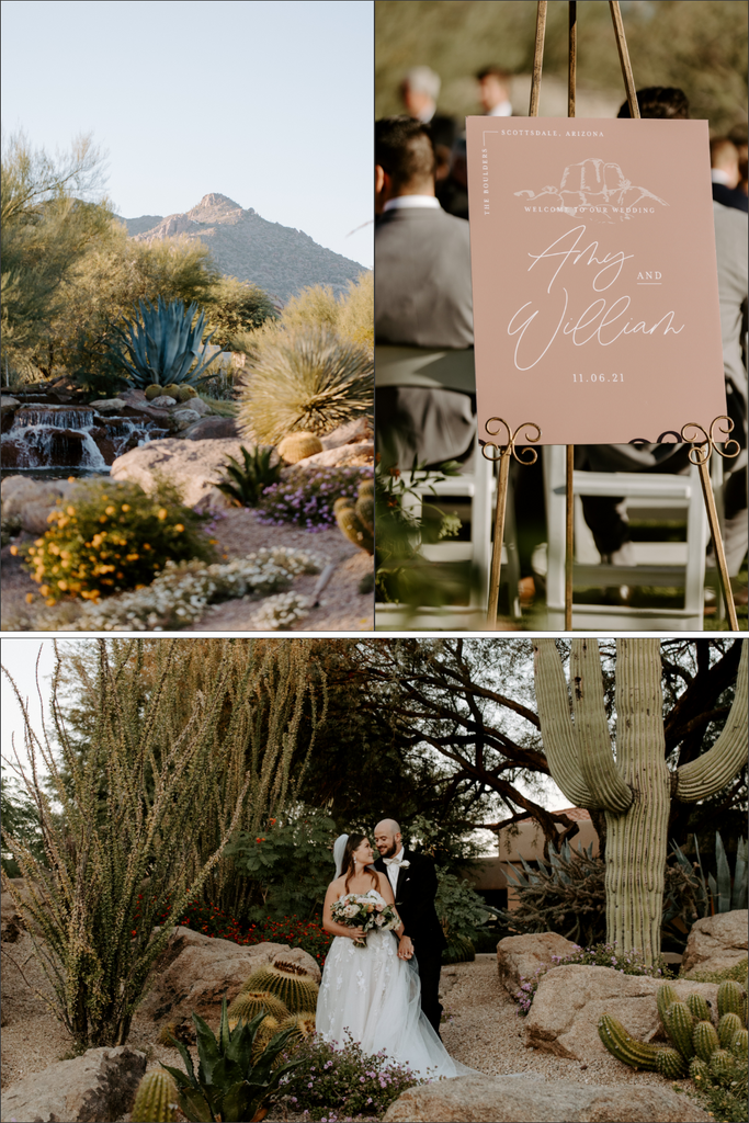 Real Wedding Inspiration | Sunset Wedding in Arizona at The Boulders