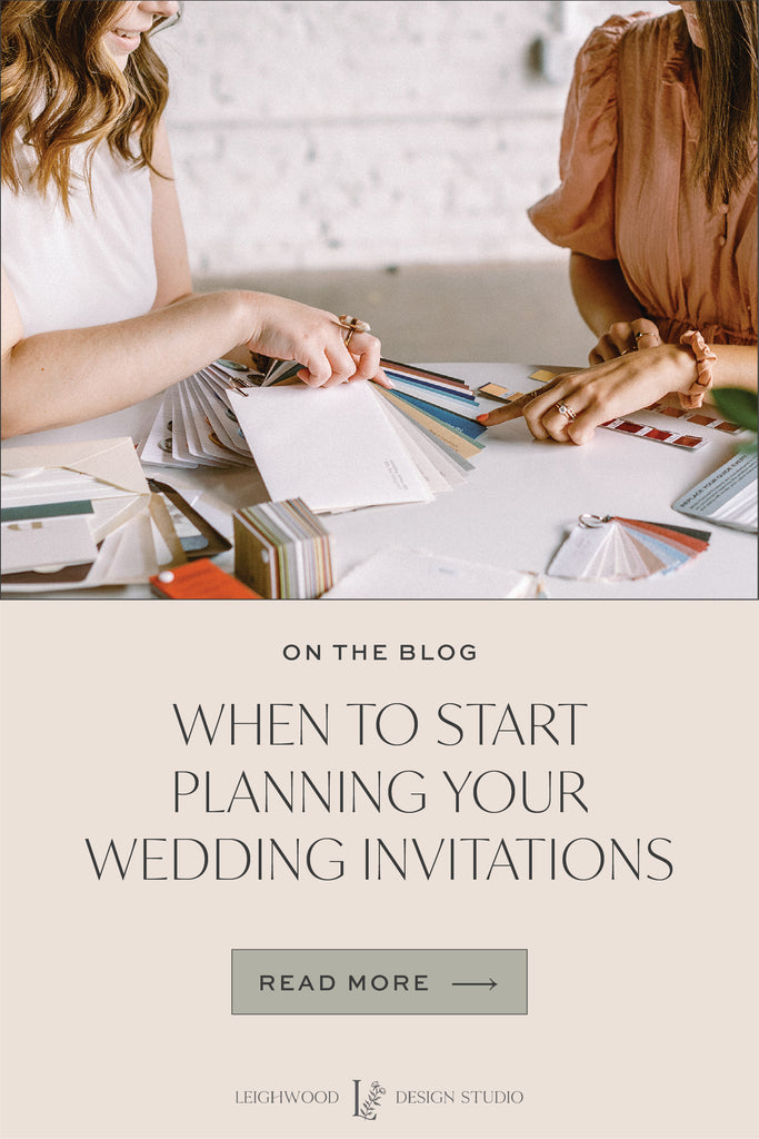 When to Start Planning Your Wedding Invitations