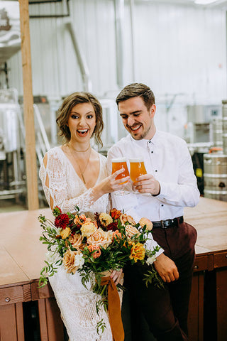 Wedding Inspiration Shoot: Woven Warmth at Point Labaddie Brewery