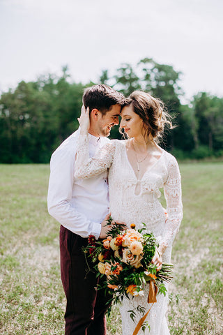 Wedding Inspiration Shoot: Woven Warmth at Point Labaddie Brewery