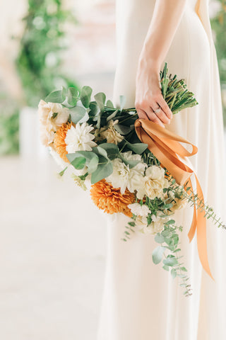 Wedding Inspiration Shoot: Orange Crush Spring Session at Wild Carrot