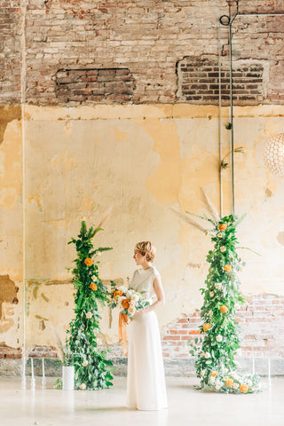 Wedding Inspiration Shoot: Orange Crush Spring Session at Wild Carrot