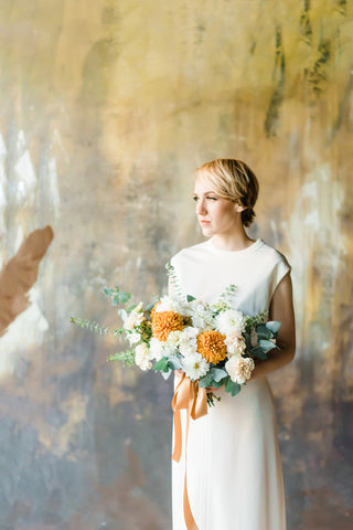 Wedding Inspiration Shoot: Orange Crush Spring Session at Wild Carrot