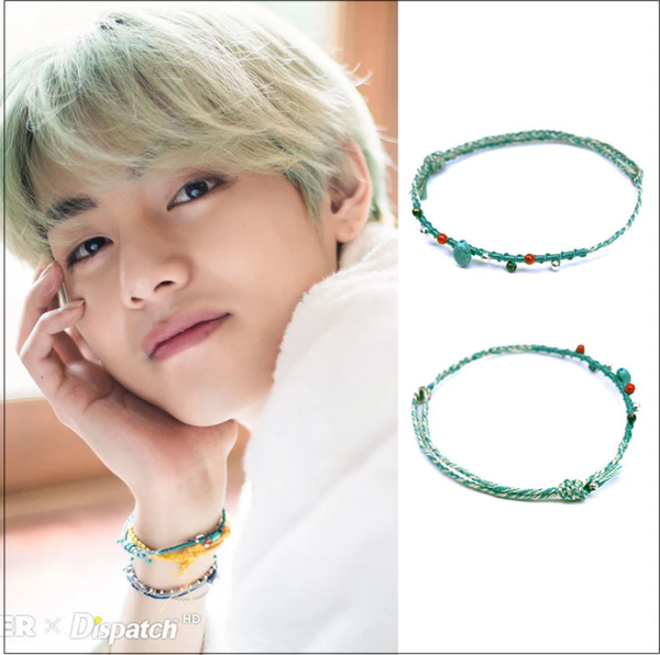 BTS V Style Interlocking Bracelet