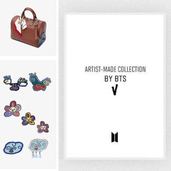 BTS artist made collection V/Taehyung's Boston Mute Bag NEW
