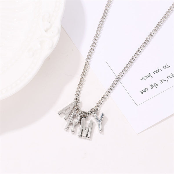 Wholesale Fashion Kpop Small Lock Pendant Necklace Chain Stainless Steel  Not Fade Jewelry Necklace From m.