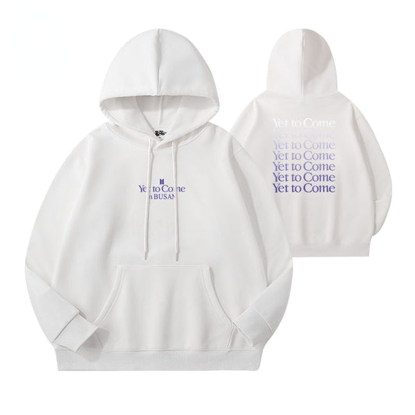 BTS Yet to Come THE CITY in BUSAN Zip-Up Hoodie (Lavender)