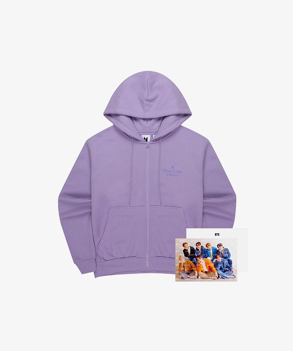 Hoodie dan Celana Jogger Lavender Jin BTS di In The Soop Dua