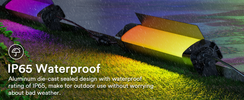 Smart Outdoor Lights Bar with IP65 level waterproofing