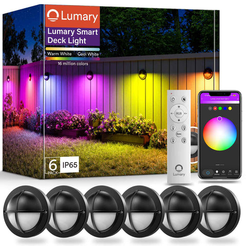 Lumary Smart LED Deck Lights IP65 Waterproof