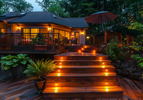 Lumary Smart LED Deck Lights stand out as a top choice for homeowners