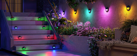 LED deck lights are small and powerful, suitable for installation on decks and stairs.