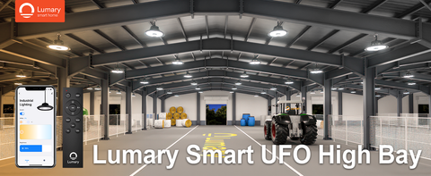 Smart UFO LED High Bay Light Smart APP controls brightness