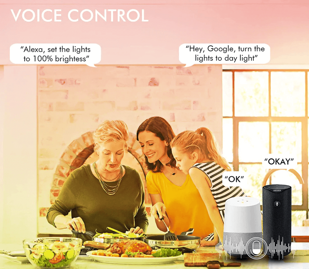 lumary smart lightings with voice control