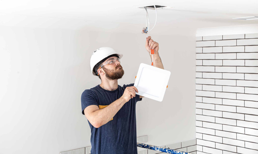 Installing ceiling light