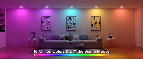 Creating relaxing color lighting