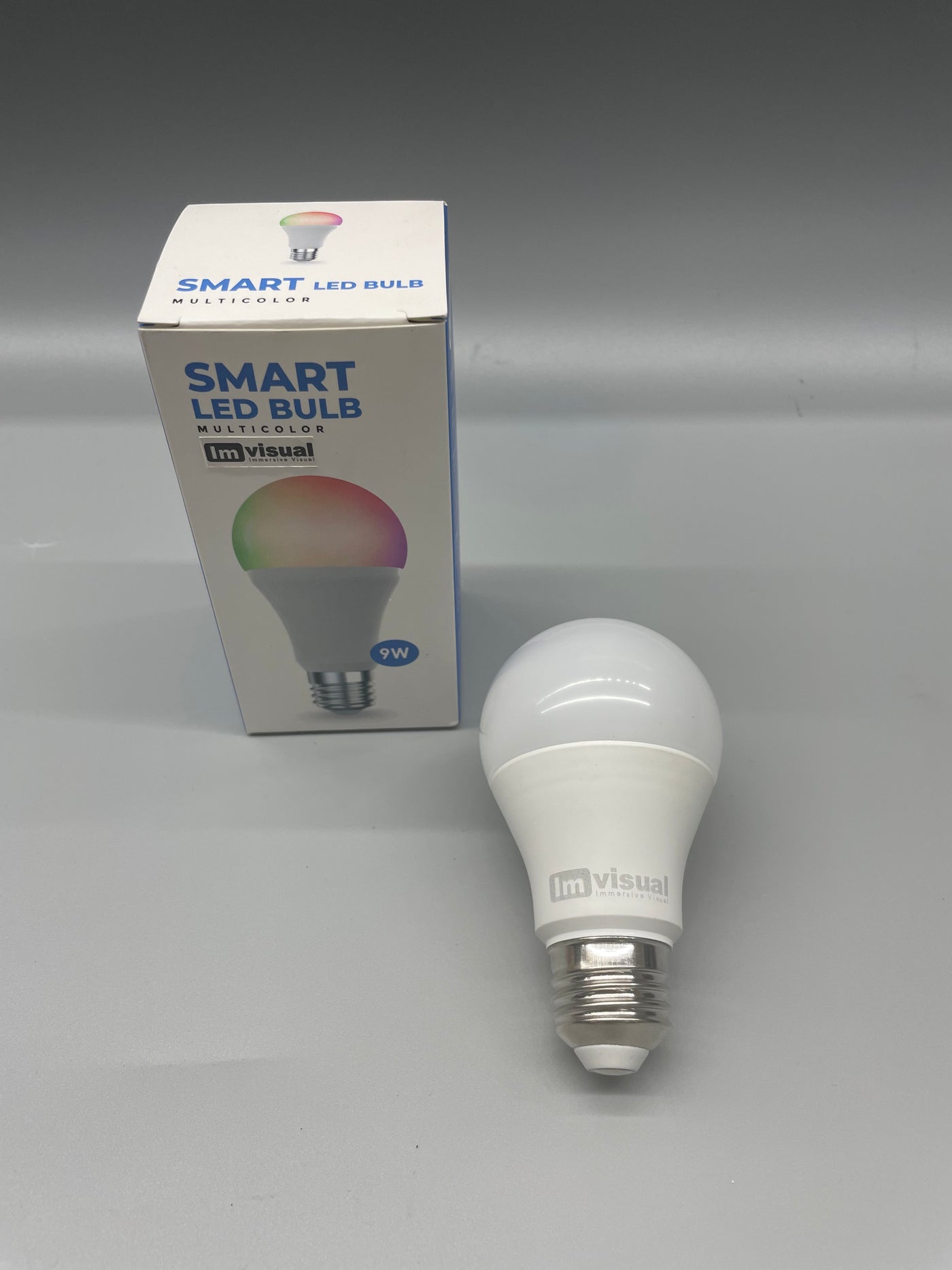 Imvisual Smart Light Bulbs, Wi-Fi & Bluetooth Color Changing Light Bulbs, Music Sync, 16 Million DIY Colors RGBWW Color Lights Bulb, Work with Alexa, Google Assistant