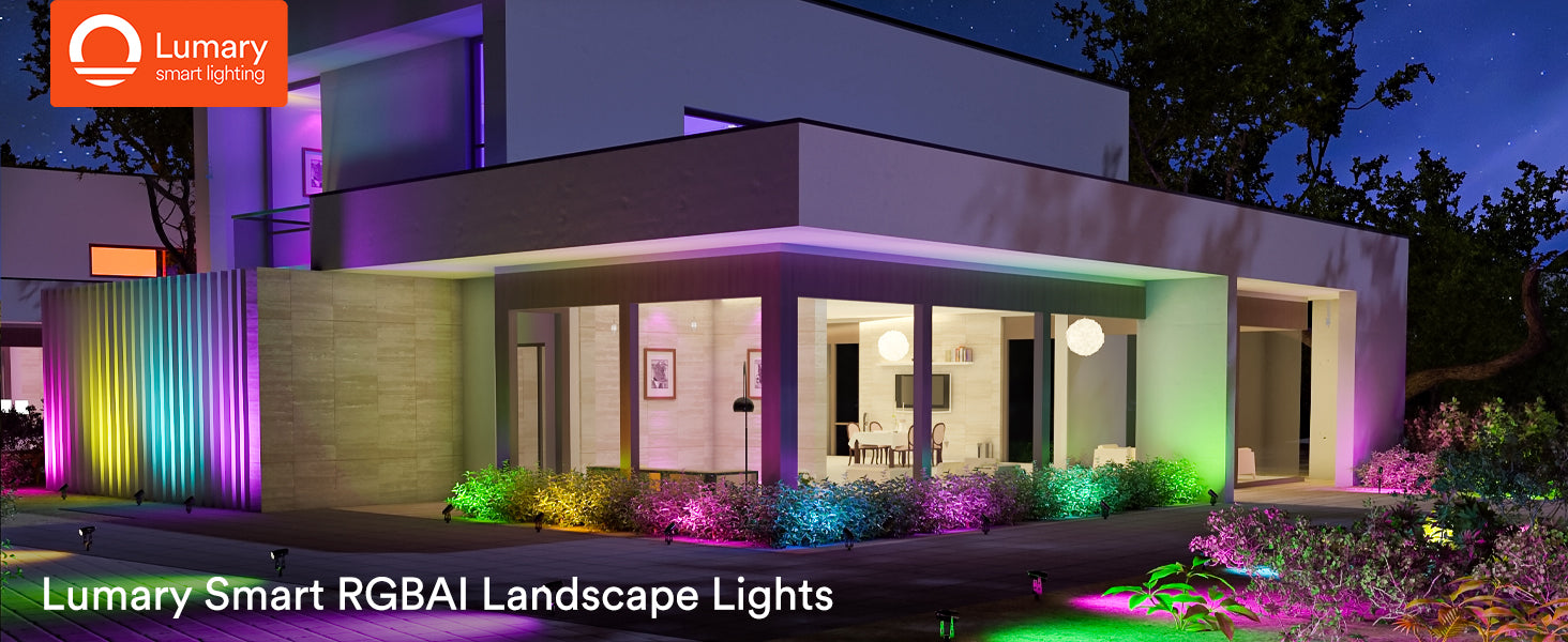 Lumary 56Ft Smart Landscape Lights Waterproof, RGBAI Color Changing  Landscape Spotlight WiFi APP/Voice Control, Low Voltage Landscape Lighting  Outdoor Light for Patio Garden Yard Pathway (1*6 Pack) 