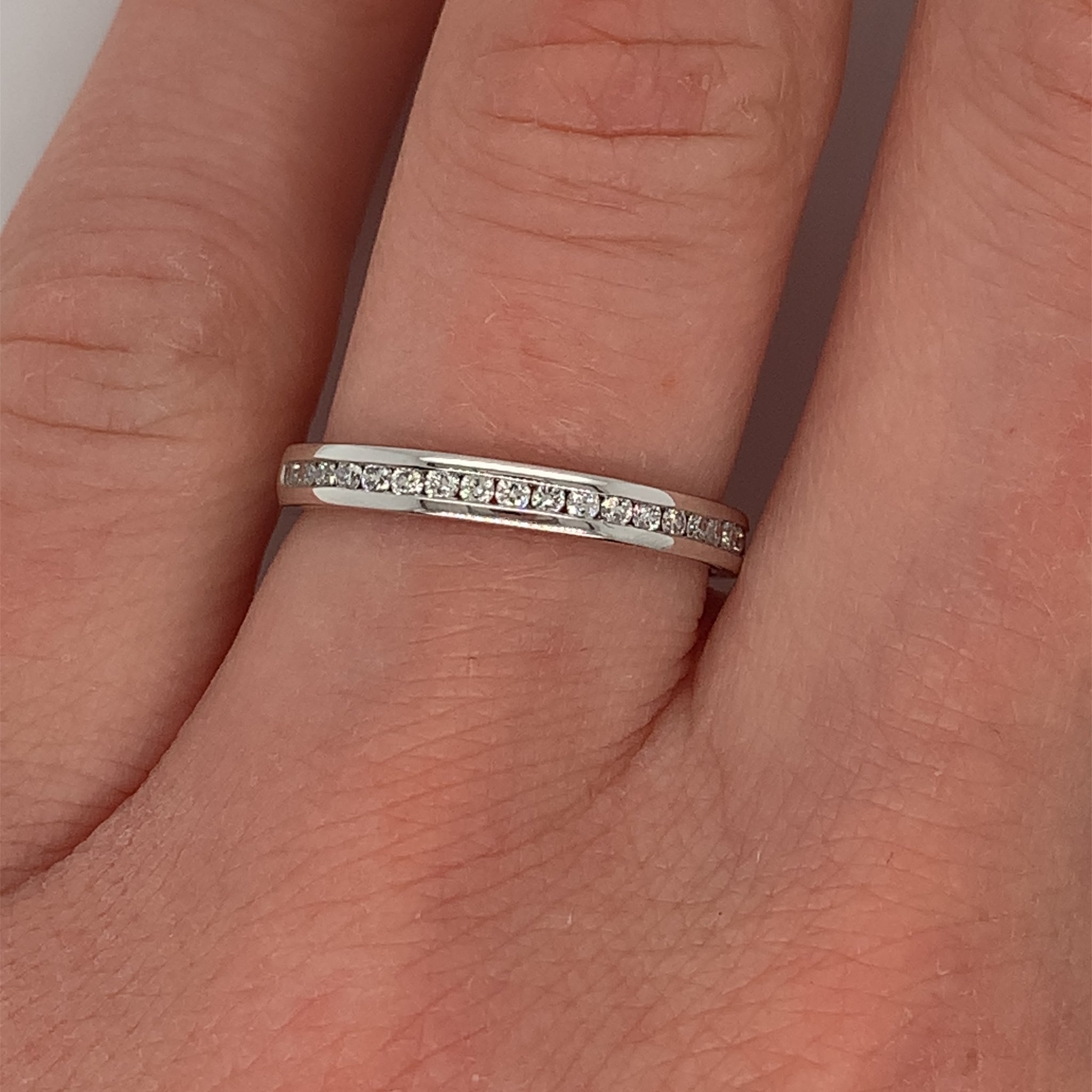 0.25 carat diamond eternity ring