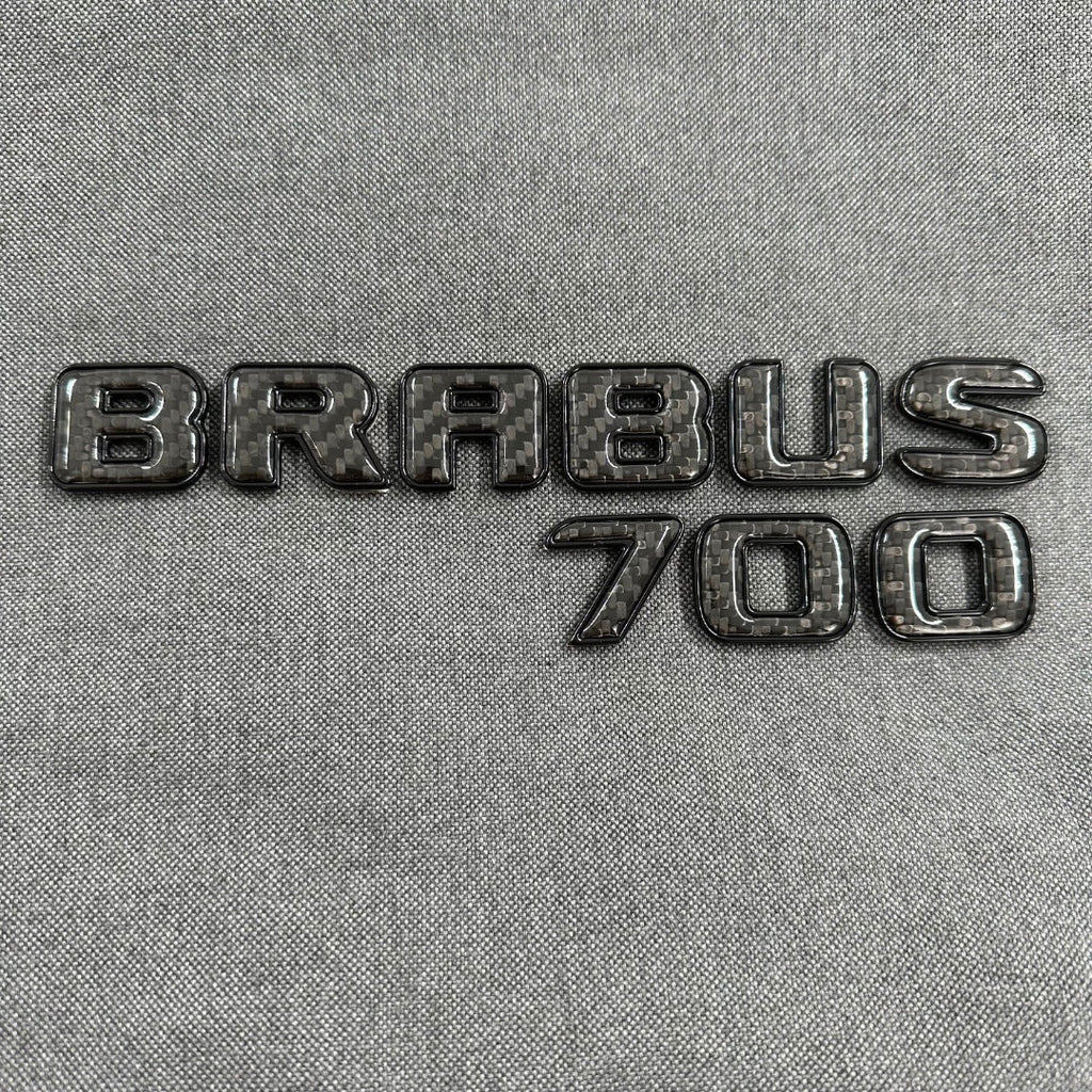 Mercedes Brabus Bodyside Emblem Gold White Carbon Edition, Metal Emblems, Accessories