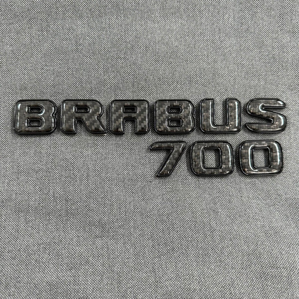 Brabus 700 emblem logo BLACK metallic with carbon for Mercedes-Benz W463A W464 G-Class