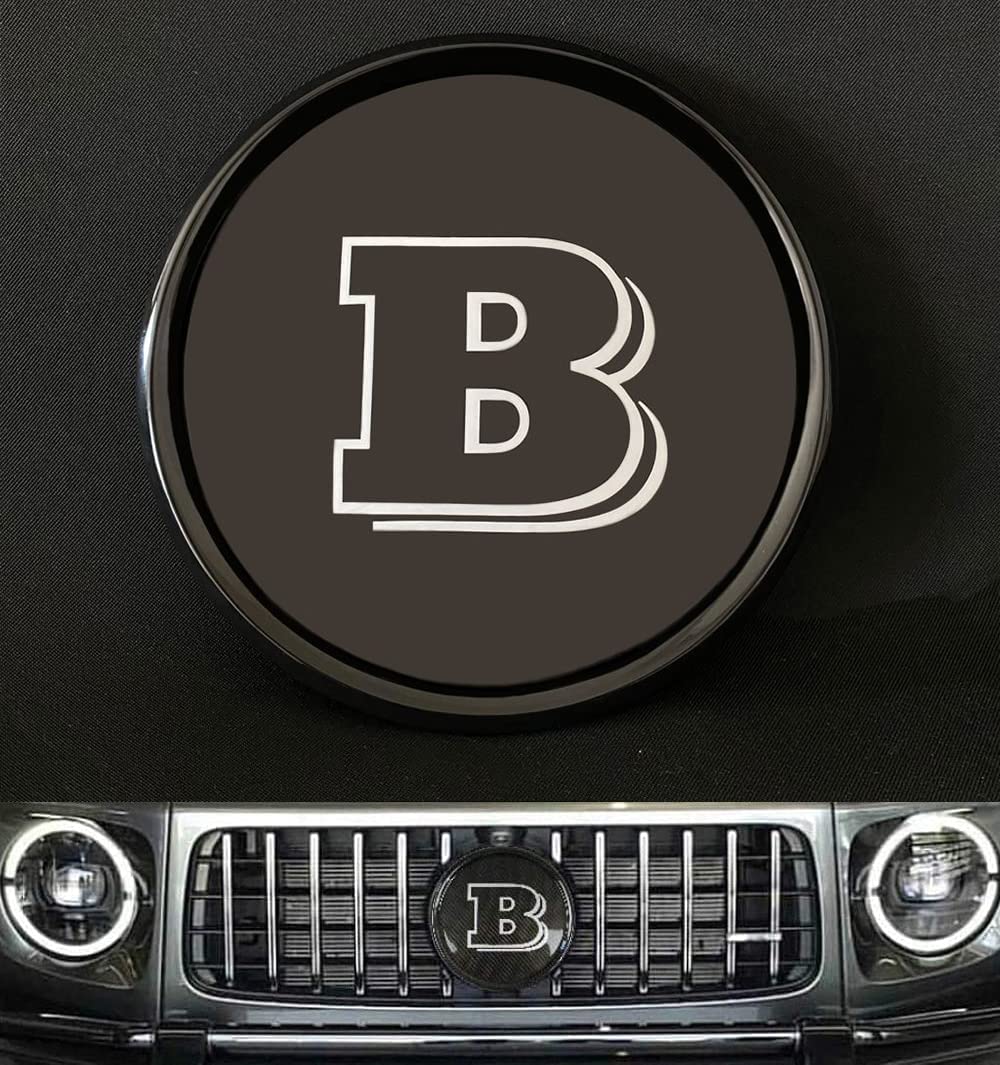 Brabus Grille B Badge Emblems Fr 85-14 Mercedes Benz W463 G63 G65 G500 G550