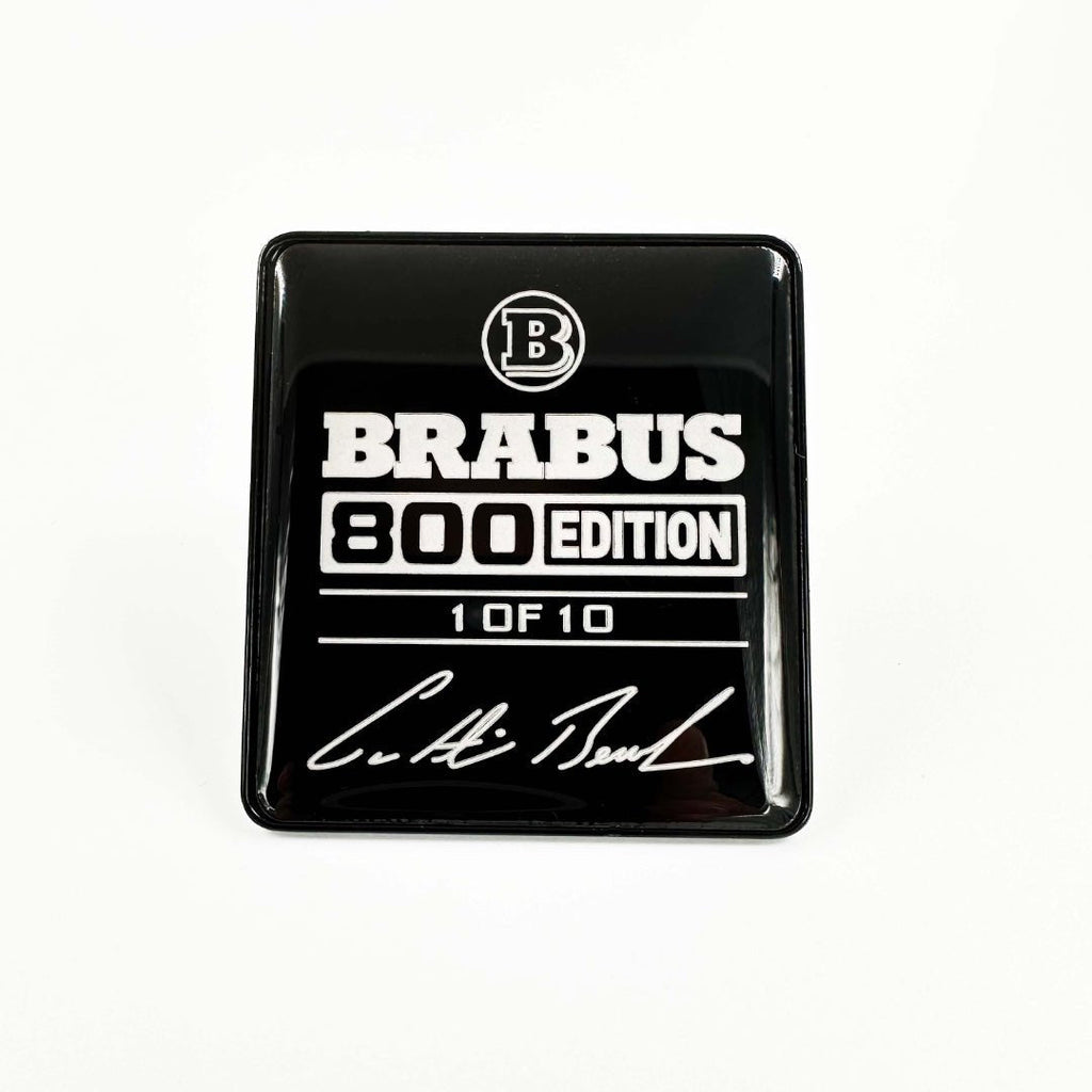 NEW 2X Brabus Seat Emblem Upholstery Badge seats and carpets A.M.G