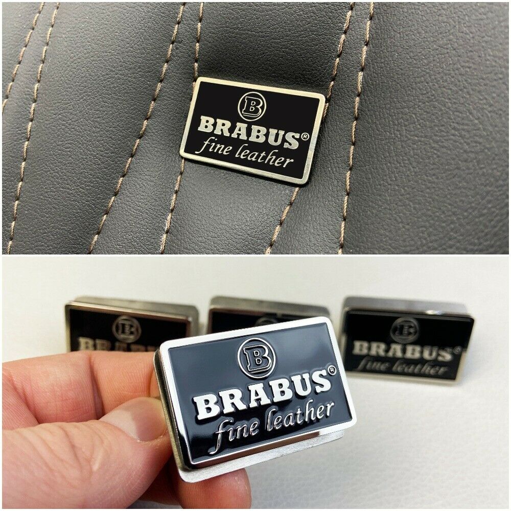 Metal Brabus Masterpiece Gold seats emblem badge logo set for Mercedes –  Kubay Carbon Company