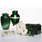 Emerald Reflections Cremation Display Set 11