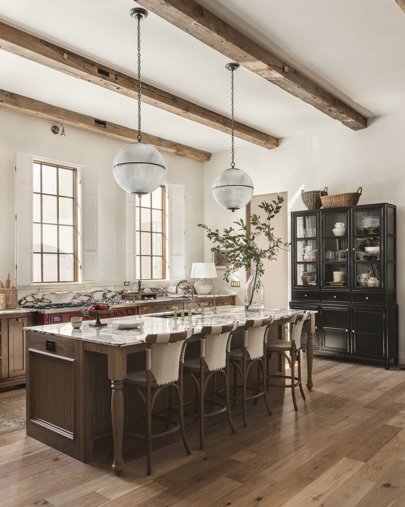 Vintage Pendant Light featured in Project Black Oak by Heritage House